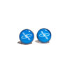Hobkey Stud Earrings Kayak-HK-STUD-KAYAK_BluWht
